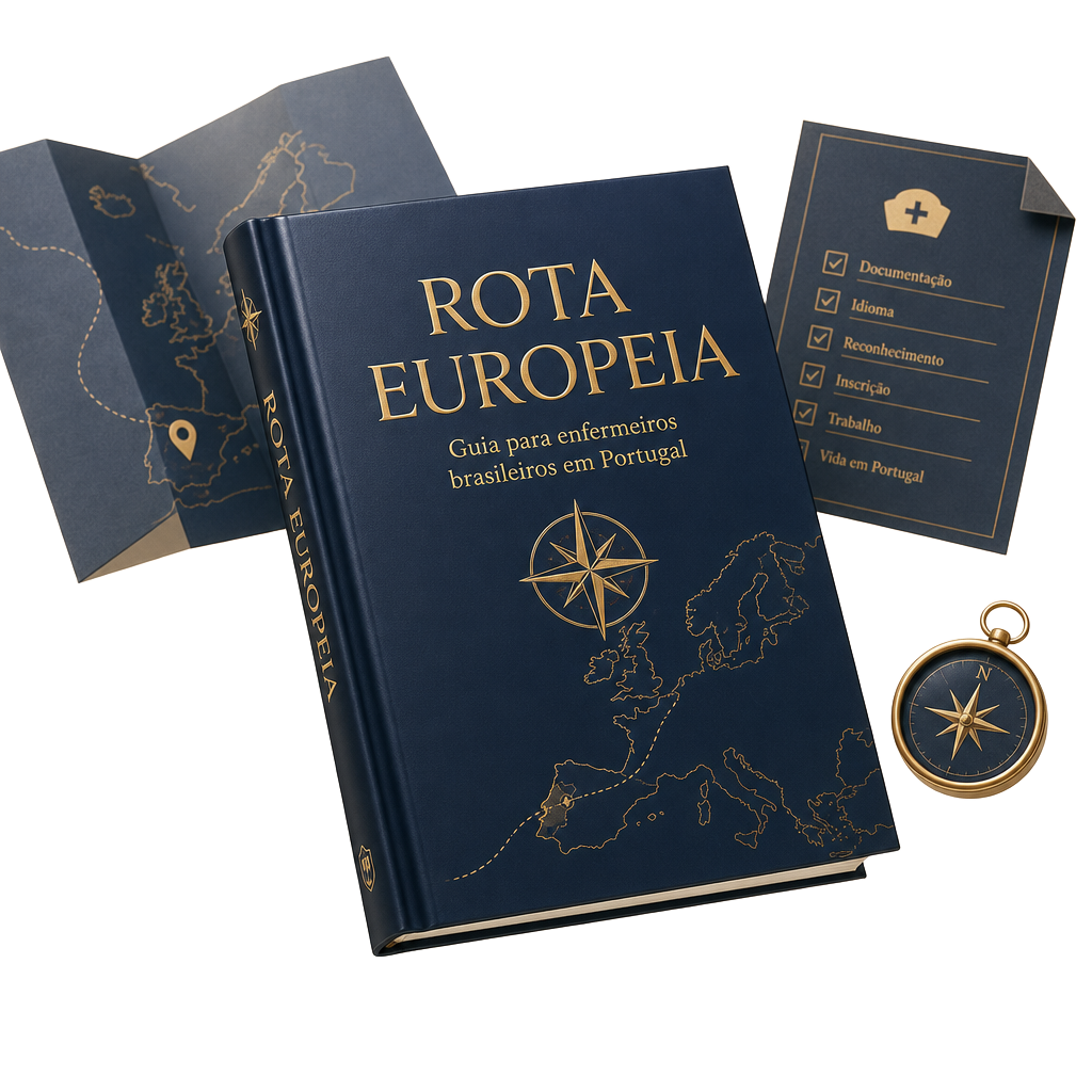 Mockup do ebook Rota Europeia